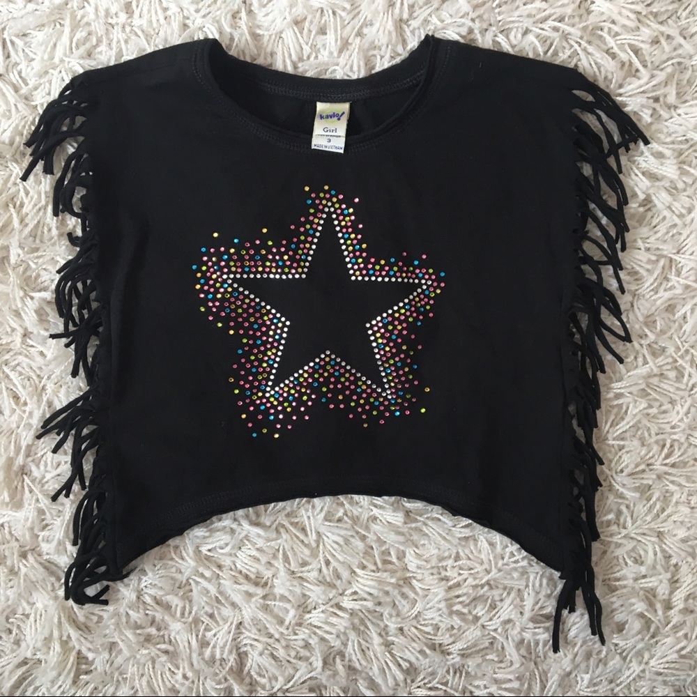kavio! girls star tank top